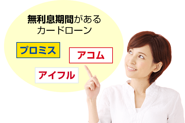 無利息期間があるカードローン